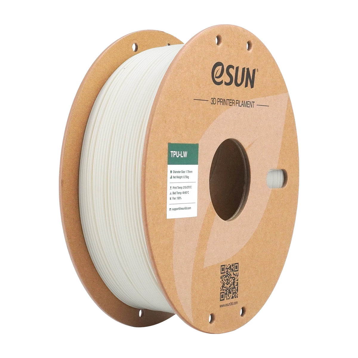 ESUN Light Weight TPU 3D Filament 1.75MM 10PCS 7.5KG TPU-LW 3D Printer Filaments for Bambu Lab DIY Aircraft 3D Foaming Filaments