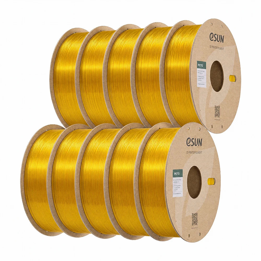 eSUN PETG 3D Filaments 10KG 1.75MM PETG 3D Printer Filaments For Bambu Lab Bundle 10PCS Toughness WaterProof PETG 3D Filaments