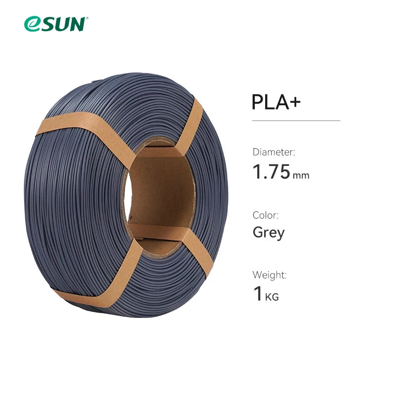 ESUN PLA+ 3D Filament 1.75MM 1KG Fast Printing PLA Plus for Bambu Lab 3D Printer Filament Without Spool PLA+ for 3D Printers