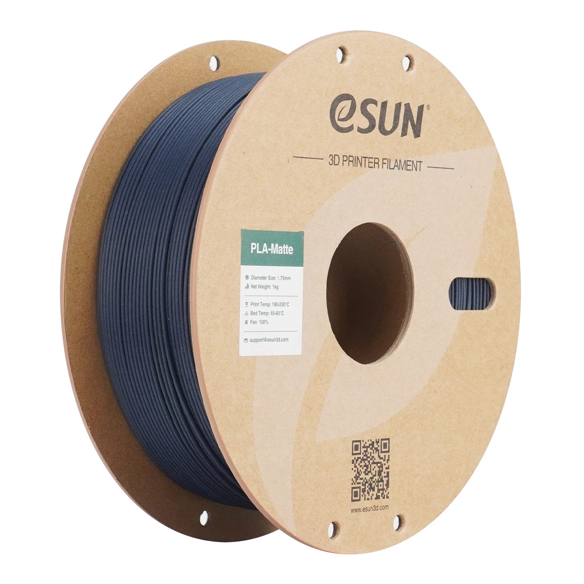ESUN PLA Matte 3D Printer Filament 1.75mm Dimensional +/- 0.03mm 1KG (2.2 LBS) Spool 3D Printing Material For 3D Printers