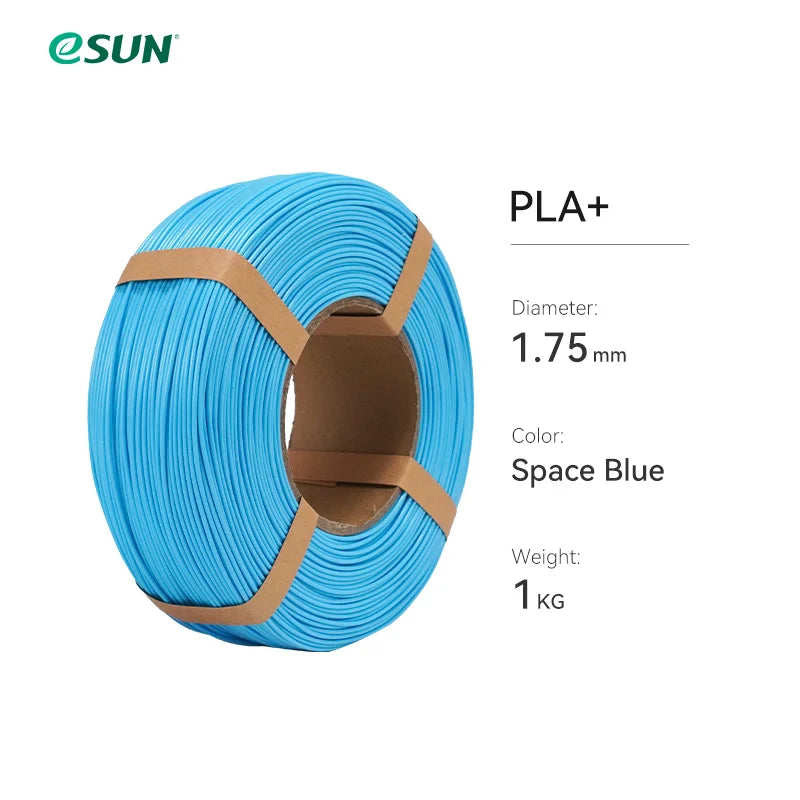 ESUN PLA+ 3D Filament 1.75MM 1KG Fast Printing PLA Plus for Bambu Lab 3D Printer Filament Without Spool PLA+ for 3D Printers