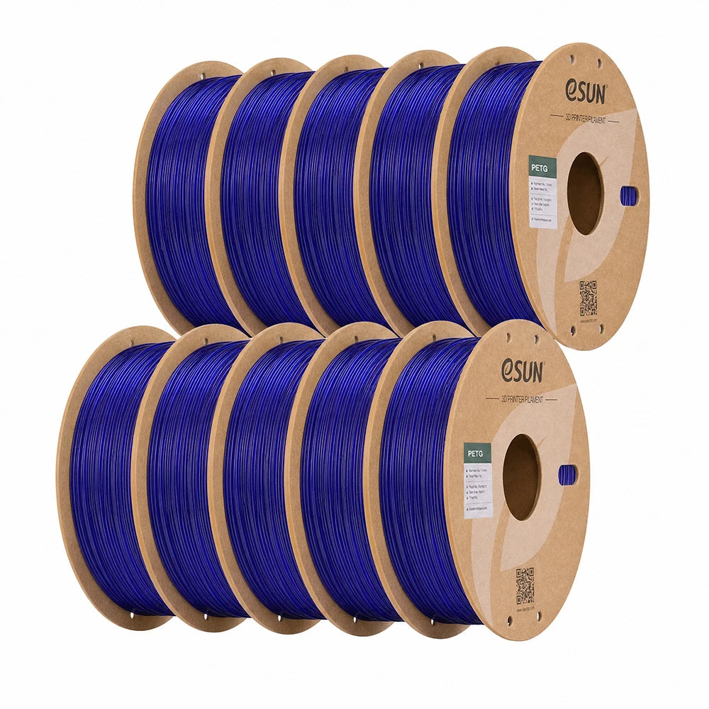 eSUN PETG 3D Filaments 10KG 1.75MM PETG 3D Printer Filaments For Bambu Lab Bundle 10PCS Toughness WaterProof PETG 3D Filaments