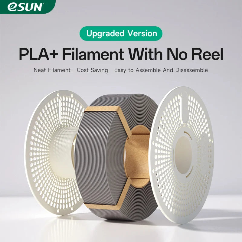 ESUN PLA+ 3D Filament 1.75MM 1KG Fast Printing PLA Plus for Bambu Lab 3D Printer Filament Without Spool PLA+ for 3D Printers