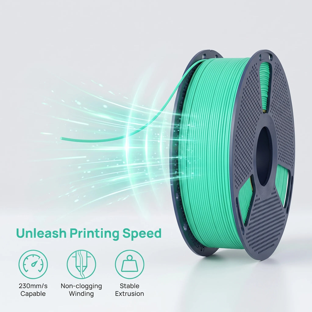 SUNLU PETG/Matte PLA Filament 10kg 1.75mm 1roll/kg(2.2lbs) For 3D Printers Wrapped Neatly Print Smoothly