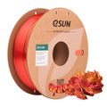 ESUN Silk PLA Filament 1.75mm Rainbow Multicolor Silk PLA 3D Printer Filament 1KG 2.2LBS Spool 3D Printing Material for 3D Print