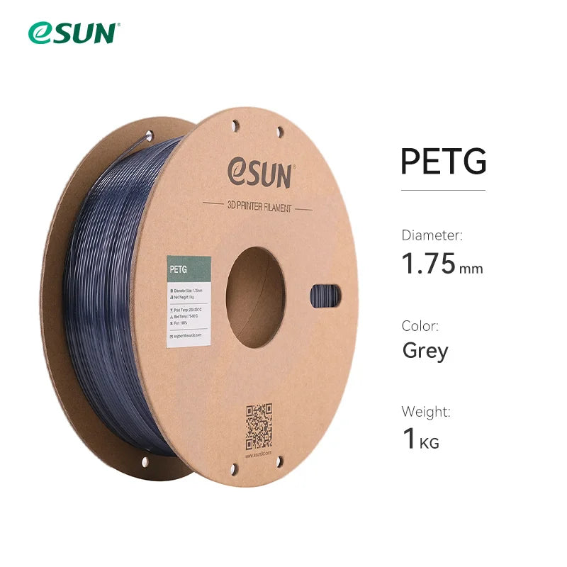 ESUN 3D Printer Filament PETG 1.75mm 1kg/2.2lbs Plastic Filament Consumables PETG 3D Printing Material for 3D Printer