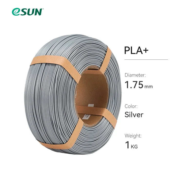 ESUN PLA+ 3D Filament 1.75MM 1KG Fast Printing PLA Plus for Bambu Lab 3D Printer Filament Without Spool PLA+ for 3D Printers