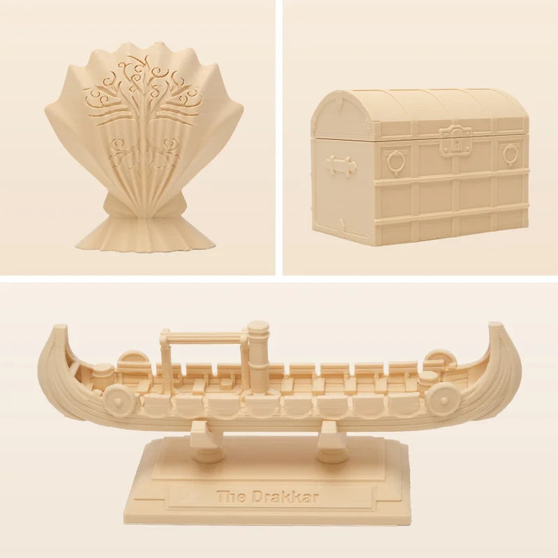 ESUN 3D Printer Filaments 1.75mm Wood PLA 1KG (2.2 LBS) Spool 3D Printing Material for 3D Printers Wood PLA Filament