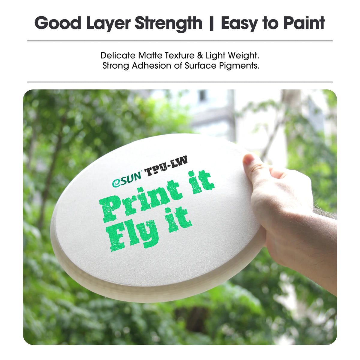 ESUN Light Weight TPU 3D Filament 1.75MM 10PCS 7.5KG TPU-LW 3D Printer Filaments for Bambu Lab DIY Aircraft 3D Foaming Filaments