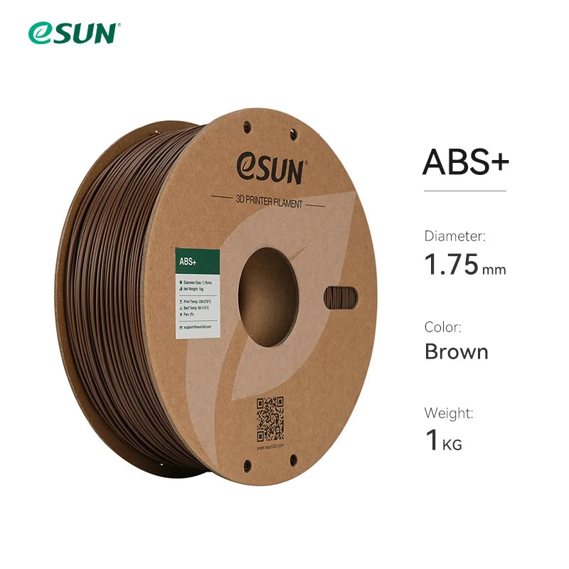 ESUN 3D Printer Filament 1.75mm 1KG ABS+ 3D Plastic Printing Filament 2.2 LBS Spool 3D Printing Material for 3D Printer