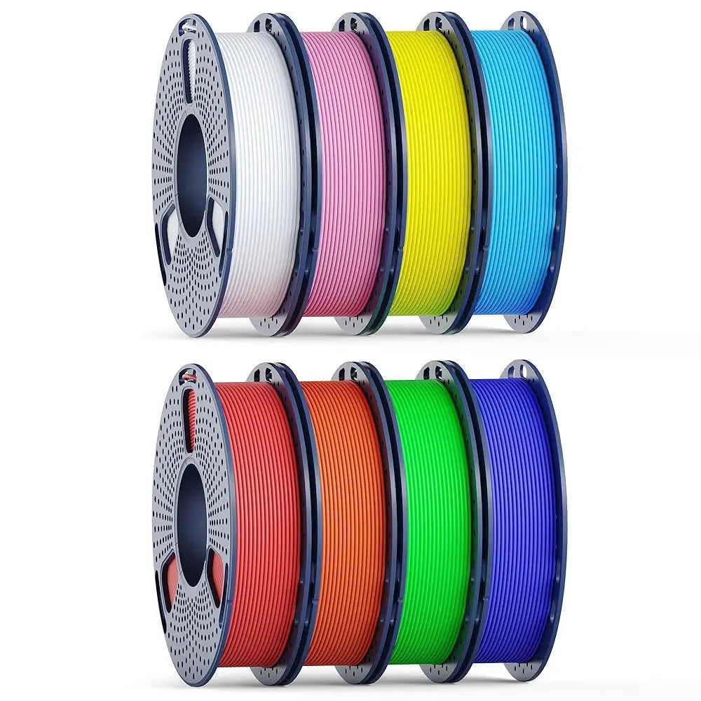 SUNLU Filament Silk PLA+/PETG/Rainbow Silk/Wood/PLA Mix Color 250g/roll 1.75mm Bundle Neatly Wound Individually Vacuum Packed