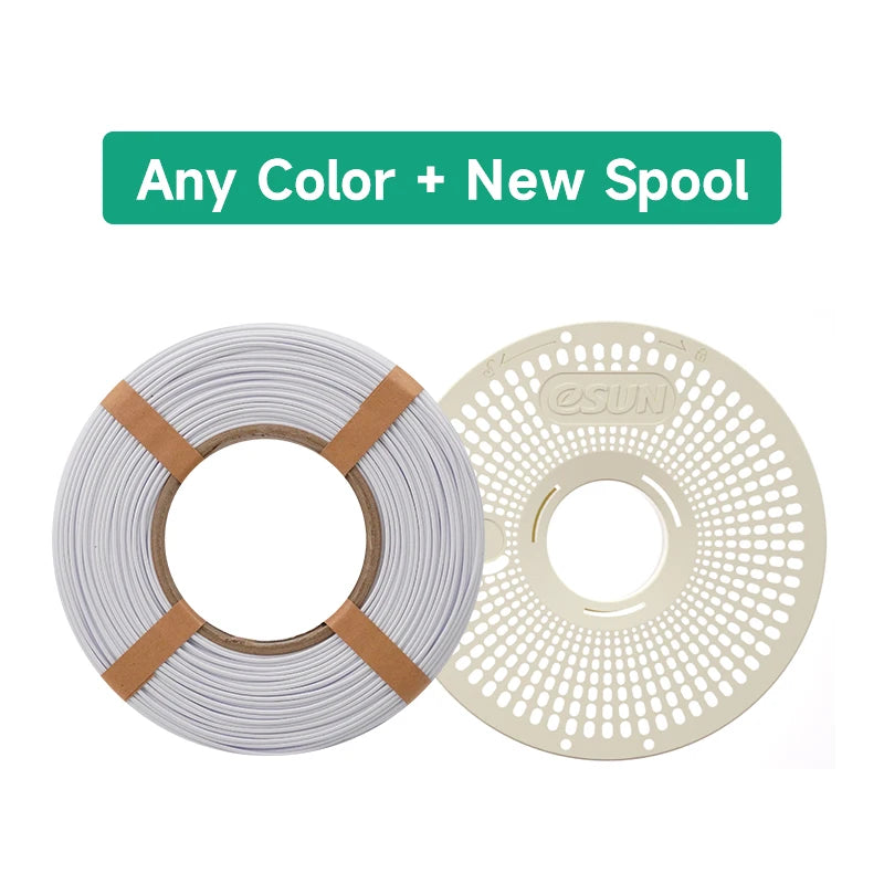ESUN PLA+ 3D Filament 1.75MM 1KG Fast Printing PLA Plus for Bambu Lab 3D Printer Filament Without Spool PLA+ for 3D Printers