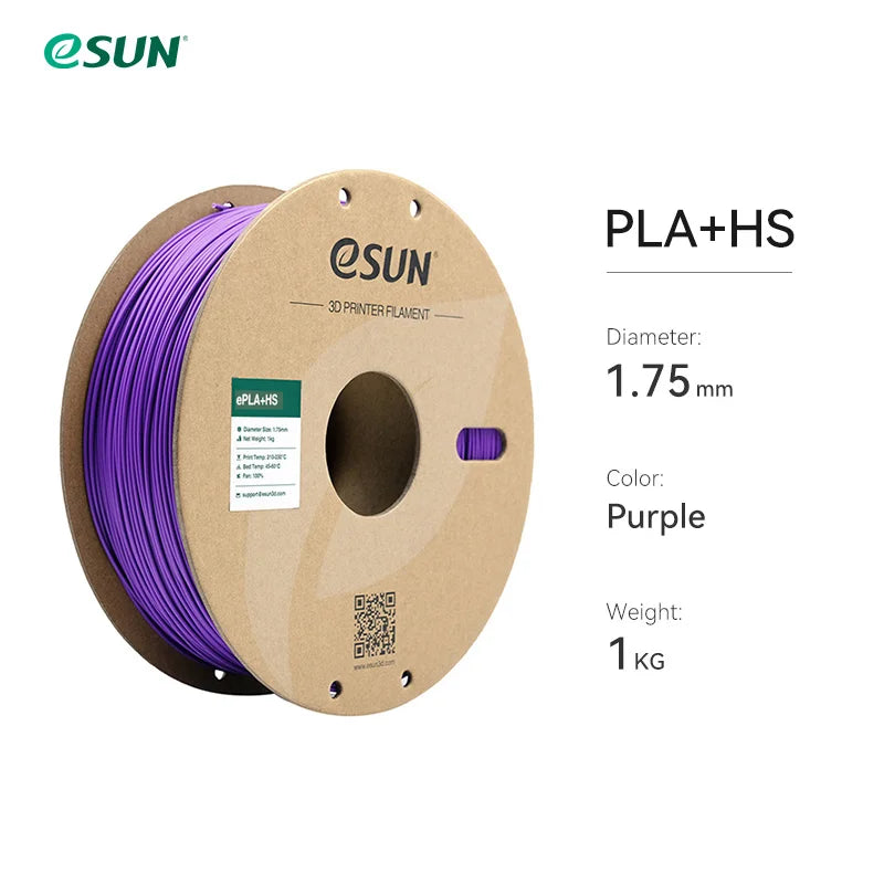 ESUN High Speed PLA+ 3D Printer Filament 1.75MM 1KG Fast Printing PLA+ 3D Filaments High Speed Printing PLA Plus For Bambu Lab