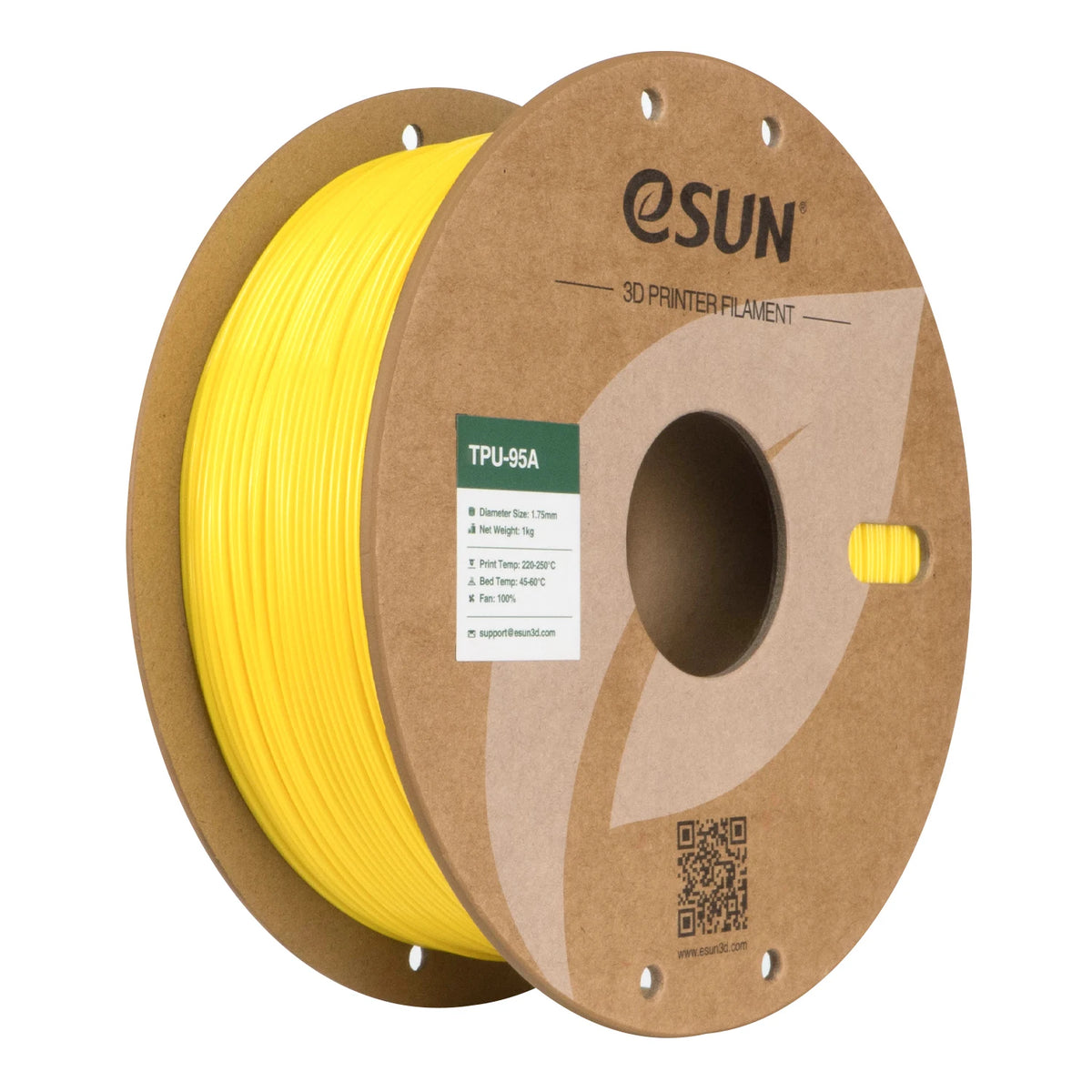 ESUN Flexible TPU Filament 1.75mm, TPU 95A 3D Printer Filament 1KG 2.2 LBS Spool 3D Printing Material For 3D Printers TPU 95A