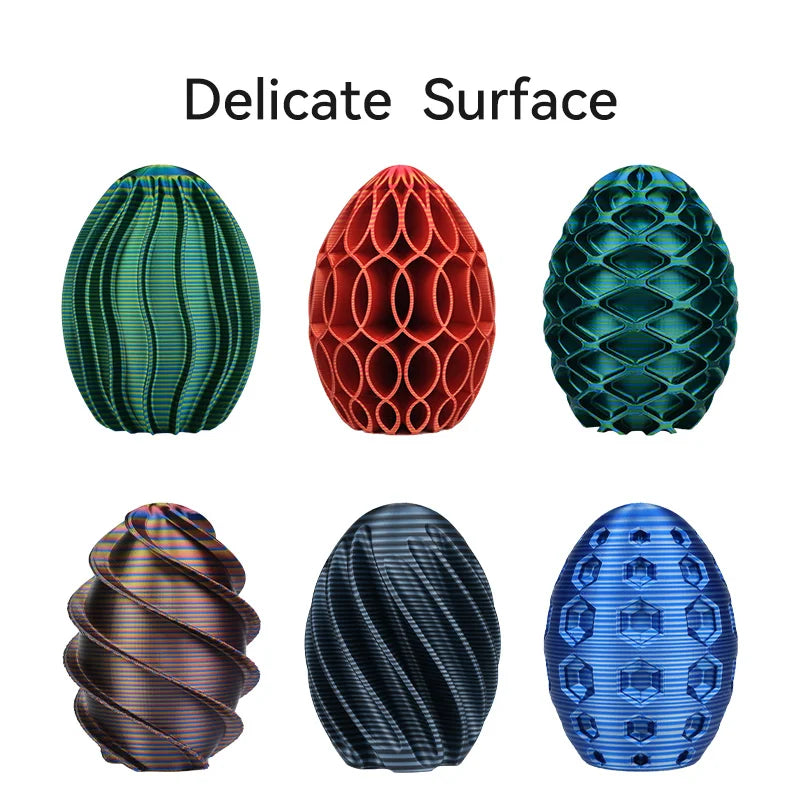 ESUN Silk Candy PLA Filament 1KG 1.75MM Silky Multicolored 3D Printer Filament Gradient Changing Silk Candy PLA 3D Filament