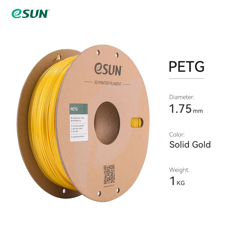 ESUN 3D Printer Filament PETG 1.75mm 1kg/2.2lbs Plastic Filament Consumables PETG 3D Printing Material for 3D Printer