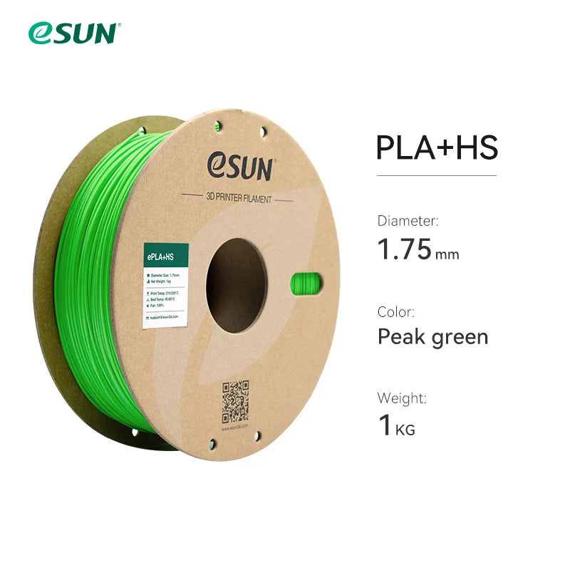ESUN High Speed PLA+ 3D Printer Filament 1.75MM 1KG Fast Printing PLA+ 3D Filaments High Speed Printing PLA Plus For Bambu Lab
