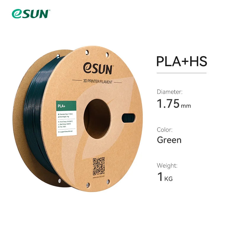 ESUN High Speed PLA+ 3D Printer Filament 1.75MM 1KG Fast Printing PLA+ 3D Filaments High Speed Printing PLA Plus For Bambu Lab