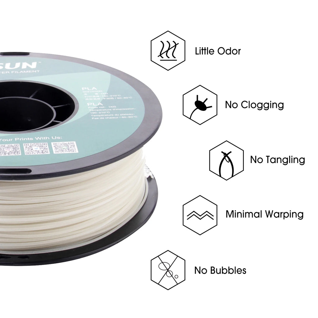 ESUN Glow in the Dark PLA Filament 1.75mm PLA 3D Printer Filament 1KG (2.2 LBS) Spool 3D Printing Material for 3D Printer