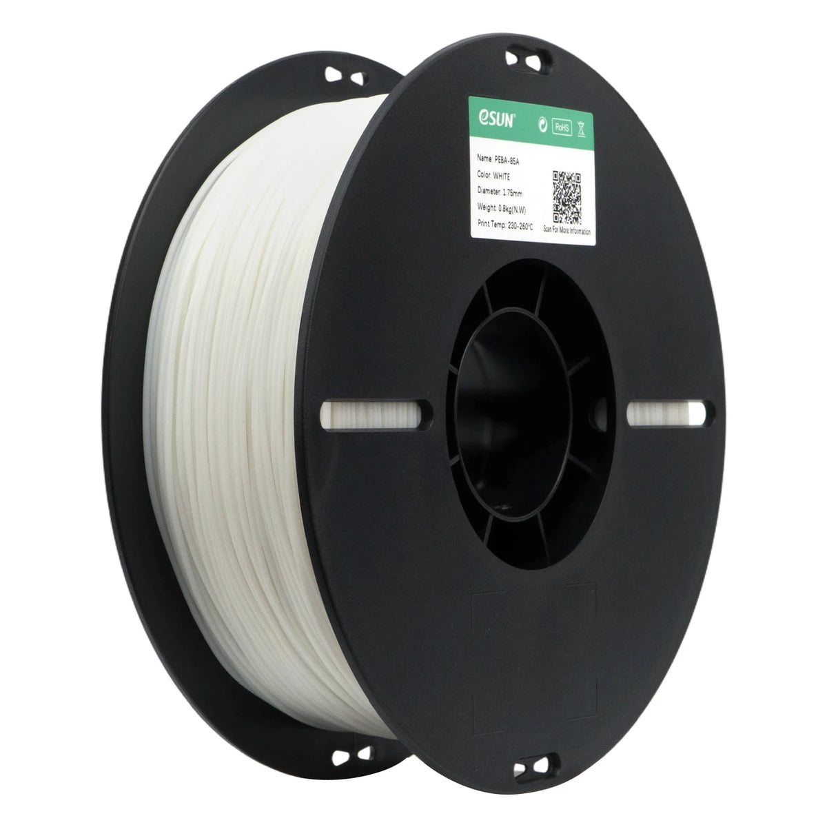 ESUN 3D Filament PEBA-85A 3D Printing Filament 0.8KG 1.75MM High Resilience PEBA-85A For Bambu Lab Cold Resistance PEBA Filament
