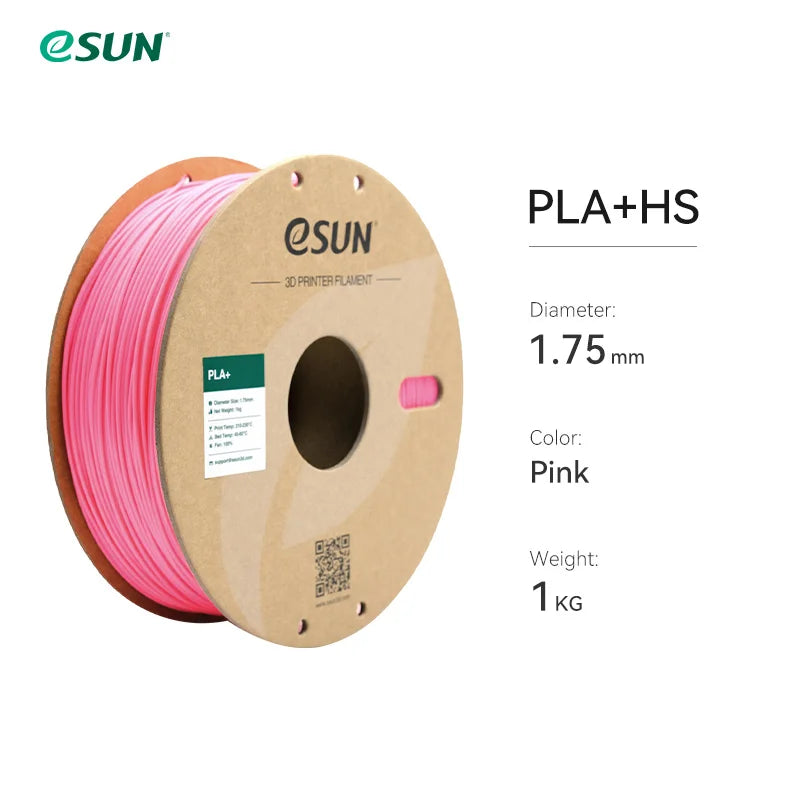 ESUN High Speed PLA+ 3D Printer Filament 1.75MM 1KG Fast Printing PLA+ 3D Filaments High Speed Printing PLA Plus For Bambu Lab