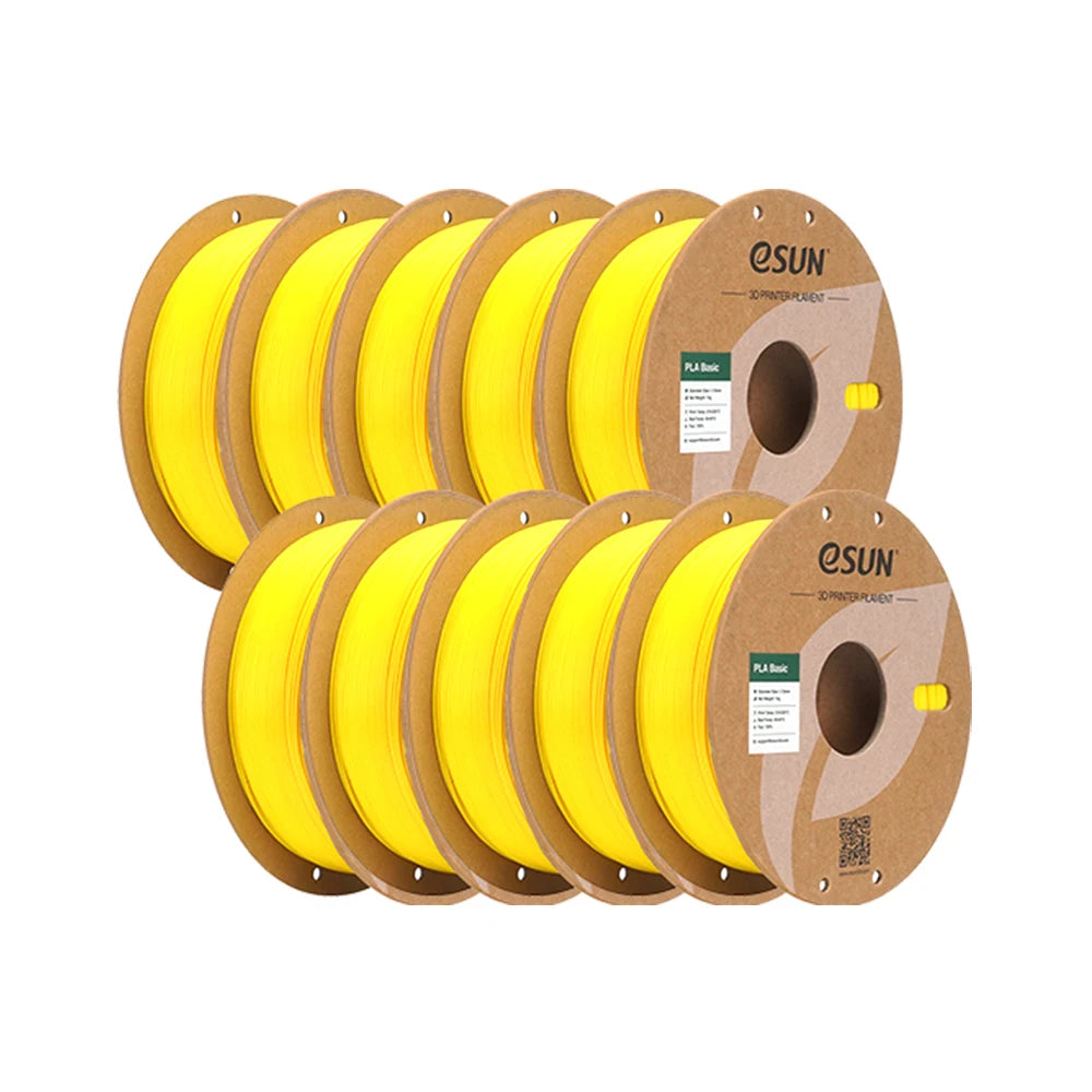 ESUN PLA-Basic 3D Filament 1.75MM 10KG 3D Printer Filaments For Bambu Lab 10PCS Bundle Upgraded PLA Filament Fast Printing PLA