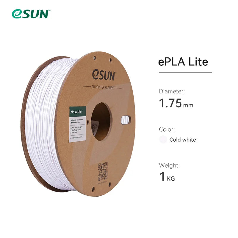 ESUN Fast Printing PLA Filament for 3D Printer 1.75mm 3D Printer Filament 1KG (2.2 LBS) Spool 3D Upgraded PLA for Bambu Lab