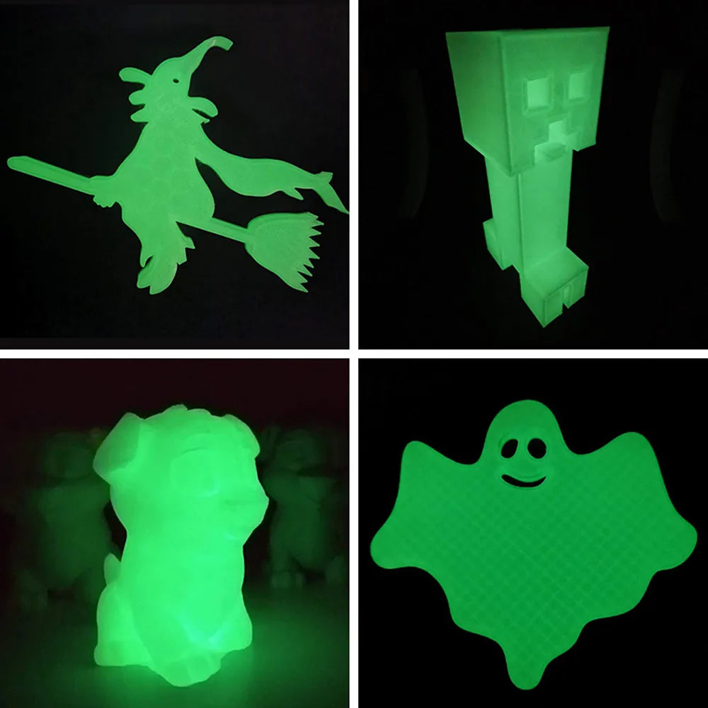 ESUN Glow in the Dark PLA Filament 1.75mm PLA 3D Printer Filament 1KG (2.2 LBS) Spool 3D Printing Material for 3D Printer