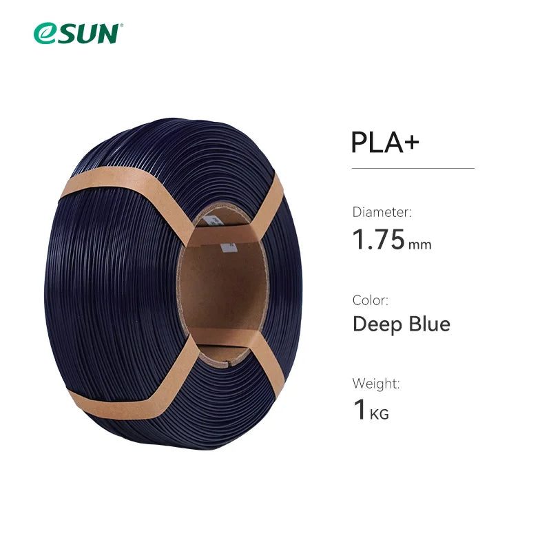 ESUN PLA+ 3D Filament 1.75MM 1KG Fast Printing PLA Plus for Bambu Lab 3D Printer Filament Without Spool PLA+ for 3D Printers