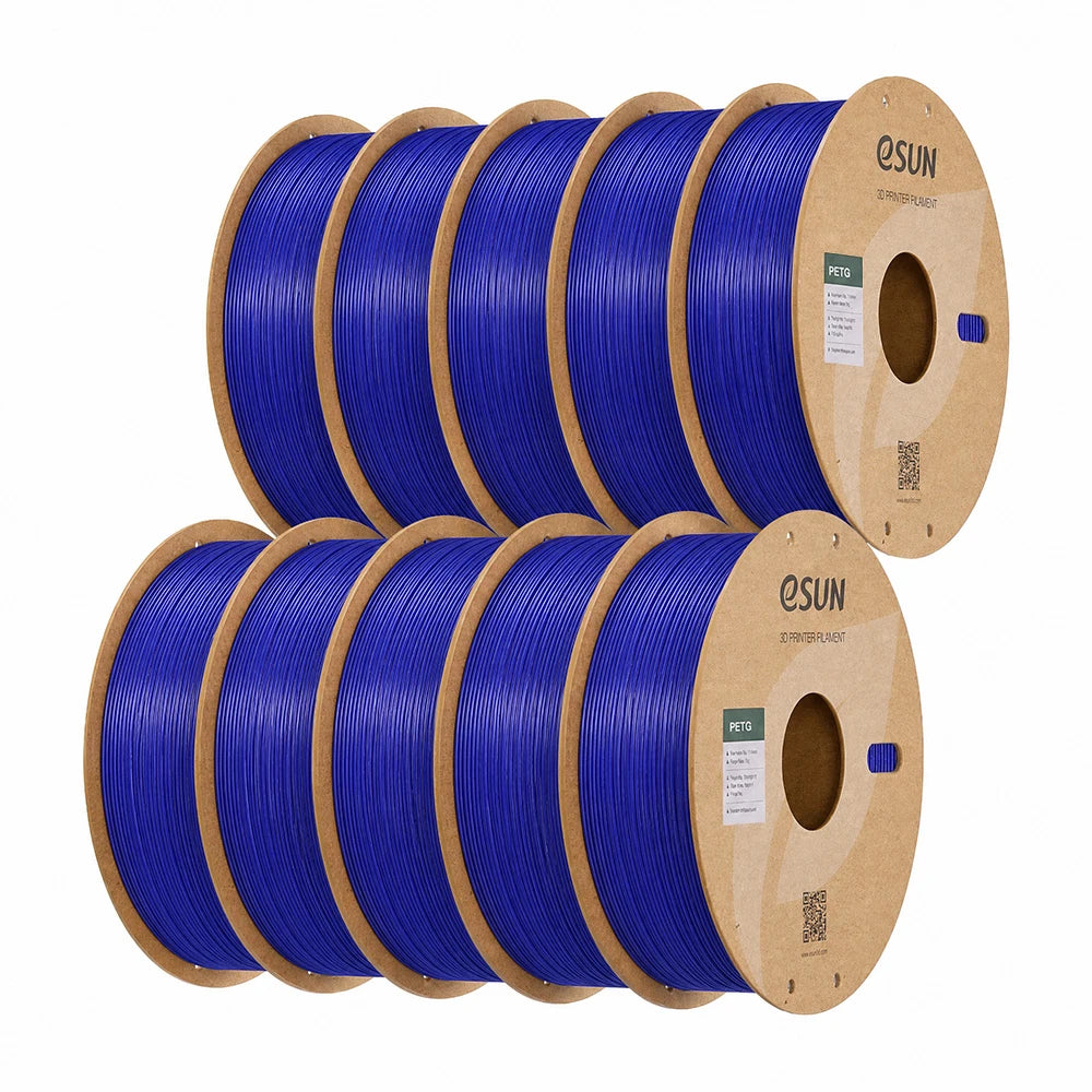 eSUN PETG 3D Filaments 10KG 1.75MM PETG 3D Printer Filaments For Bambu Lab Bundle 10PCS Toughness WaterProof PETG 3D Filaments