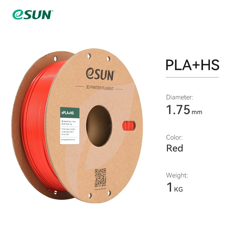 ESUN High Speed PLA+ 3D Printer Filament 1.75MM 1KG Fast Printing PLA+ 3D Filaments High Speed Printing PLA Plus For Bambu Lab