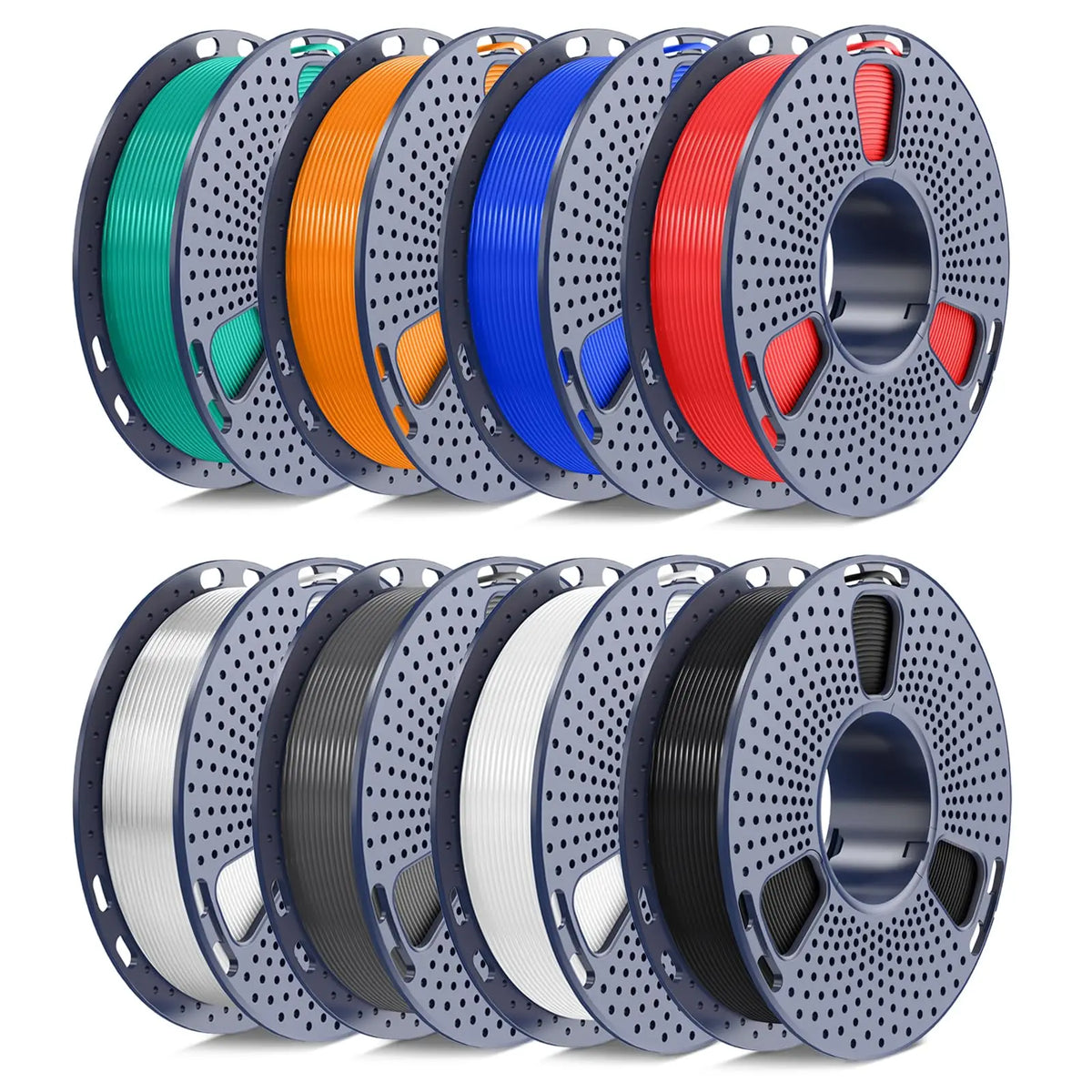 SUNLU Filament Silk PLA+/PETG/Rainbow Silk/Wood/PLA Mix Color 250g/roll 1.75mm Bundle Neatly Wound Individually Vacuum Packed