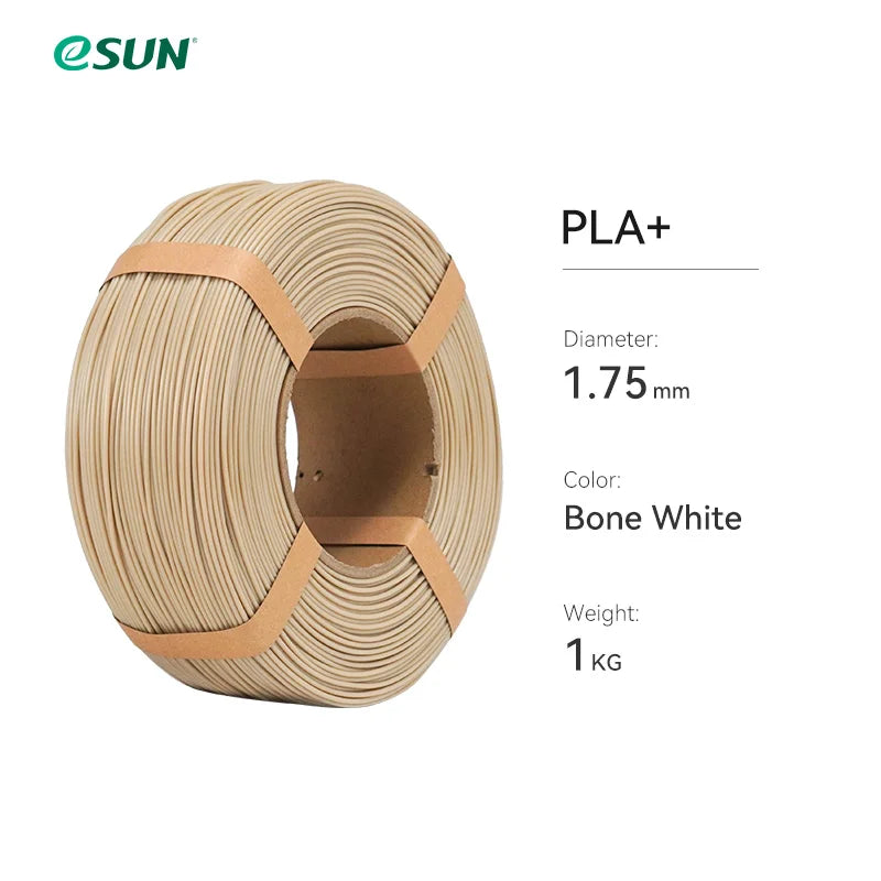 ESUN PLA+ 3D Filament 1.75MM 1KG Fast Printing PLA Plus for Bambu Lab 3D Printer Filament Without Spool PLA+ for 3D Printers