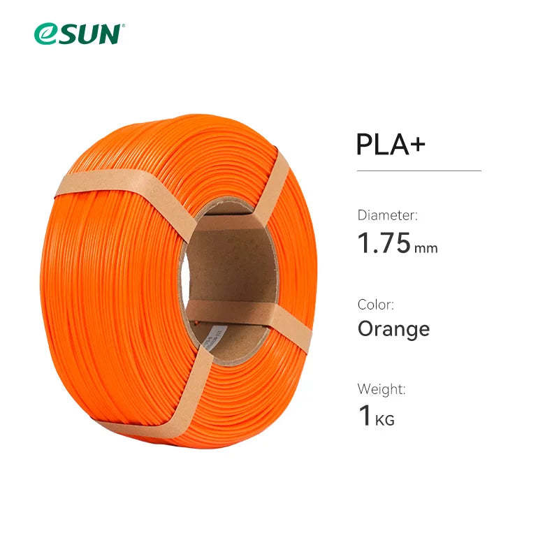 ESUN PLA+ 3D Filament 1.75MM 1KG Fast Printing PLA Plus for Bambu Lab 3D Printer Filament Without Spool PLA+ for 3D Printers