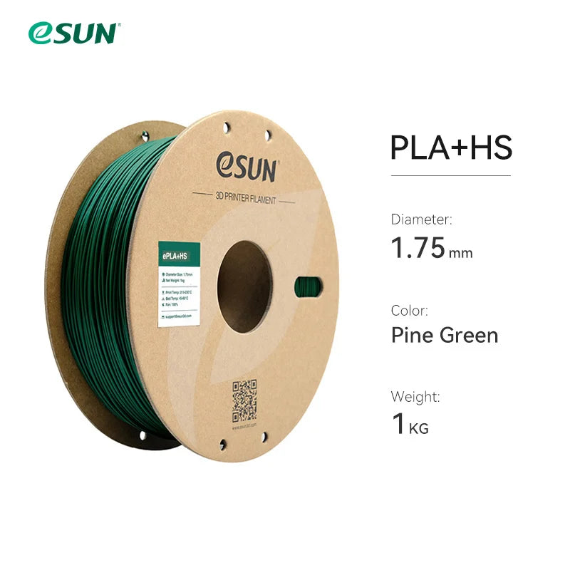 ESUN High Speed PLA+ 3D Printer Filament 1.75MM 1KG Fast Printing PLA+ 3D Filaments High Speed Printing PLA Plus For Bambu Lab