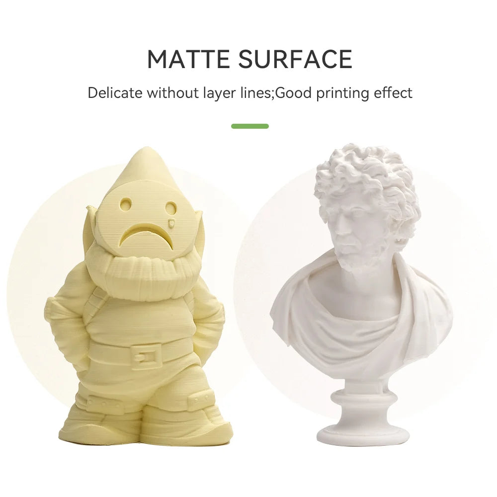 ESUN PLA Matte 3D Printer Filament 1.75mm Dimensional +/- 0.03mm 1KG (2.2 LBS) Spool 3D Printing Material For 3D Printers
