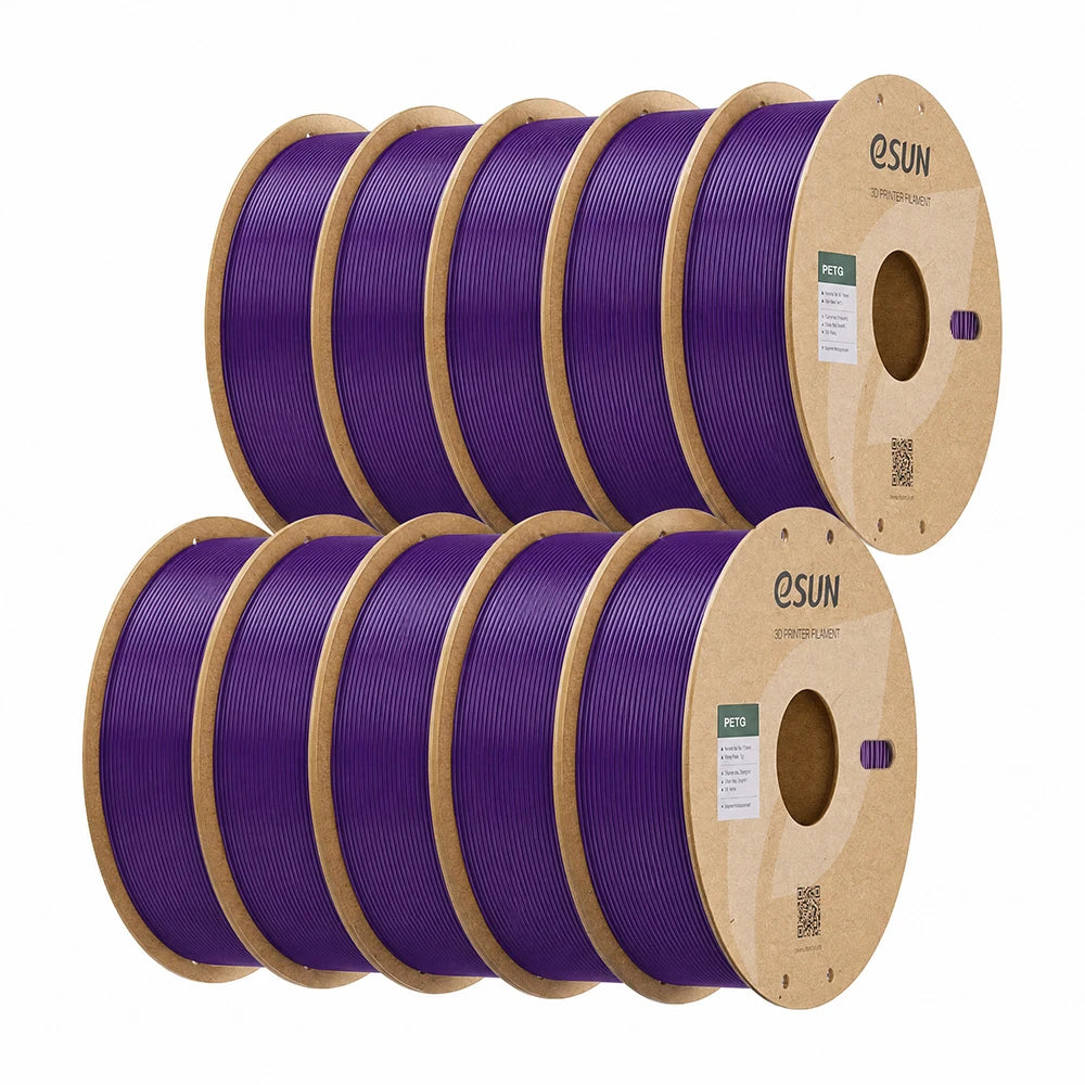 eSUN PETG 3D Filaments 10KG 1.75MM PETG 3D Printer Filaments For Bambu Lab Bundle 10PCS Toughness WaterProof PETG 3D Filaments