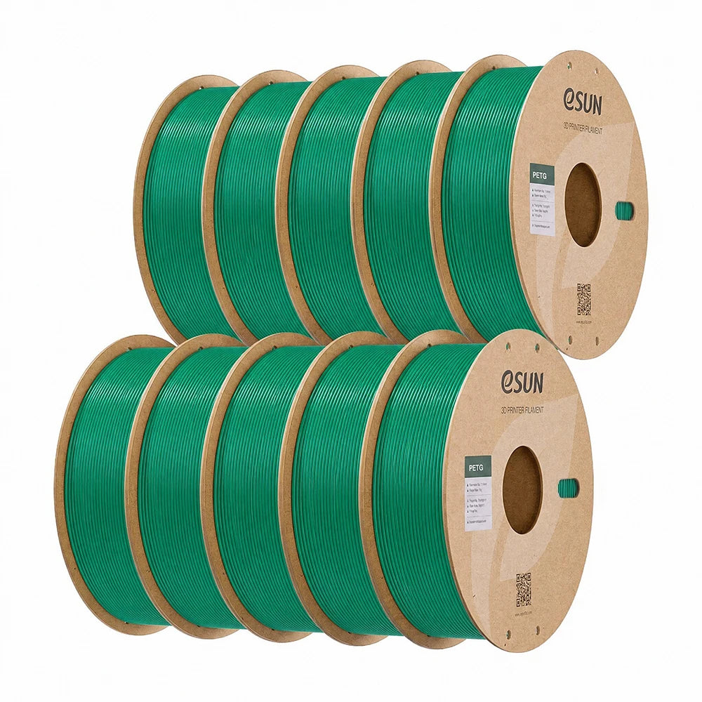 eSUN PETG 3D Filaments 10KG 1.75MM PETG 3D Printer Filaments For Bambu Lab Bundle 10PCS Toughness WaterProof PETG 3D Filaments