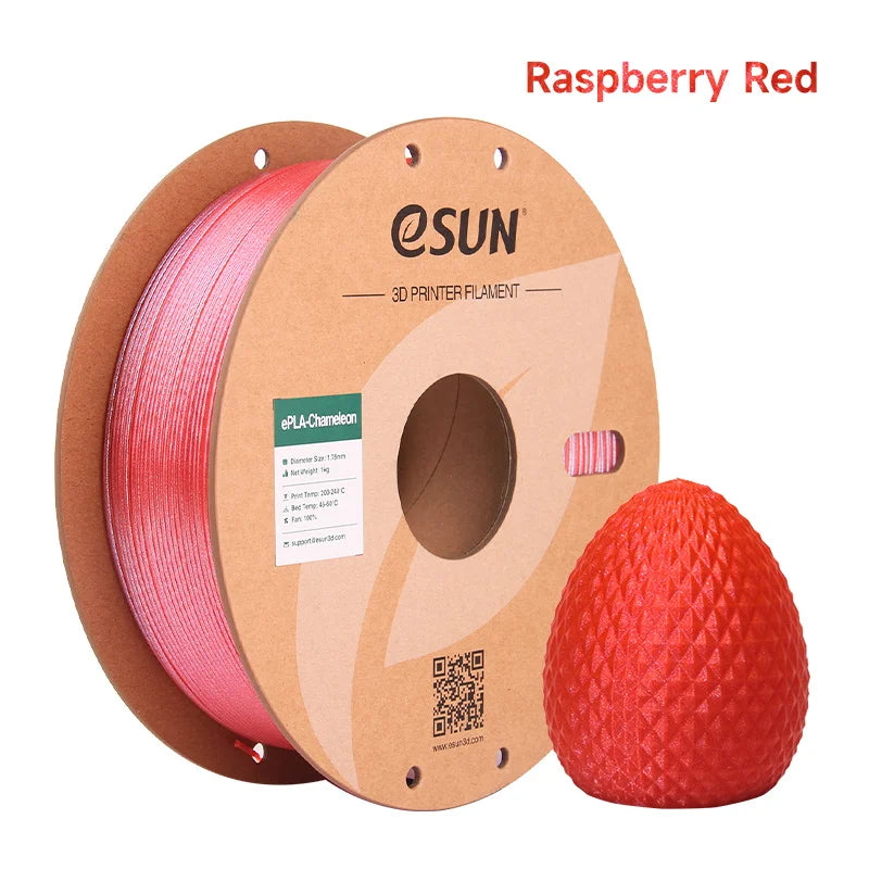 ESUN Chameleon PLA Filament 1.75mm 1KG Glitter 3D Printer PLA Filament Gradient Color Upgraded PLA For Bambu Lab 3D Filament
