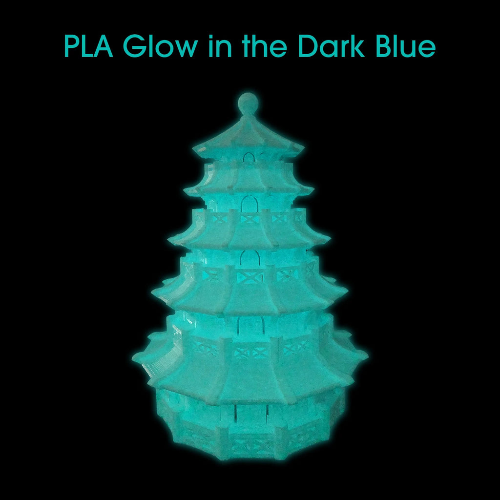 ESUN Glow in the Dark PLA Filament 1.75mm PLA 3D Printer Filament 1KG (2.2 LBS) Spool 3D Printing Material for 3D Printer