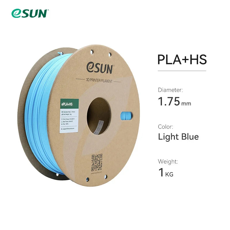 ESUN High Speed PLA+ 3D Printer Filament 1.75MM 1KG Fast Printing PLA+ 3D Filaments High Speed Printing PLA Plus For Bambu Lab