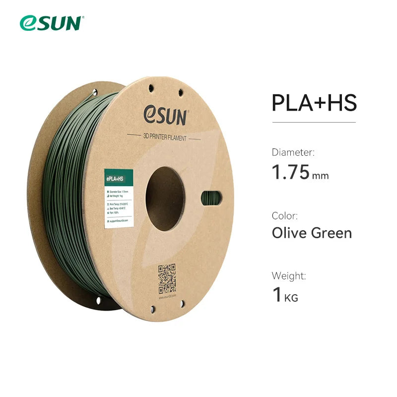 ESUN High Speed PLA+ 3D Printer Filament 1.75MM 1KG Fast Printing PLA+ 3D Filaments High Speed Printing PLA Plus For Bambu Lab