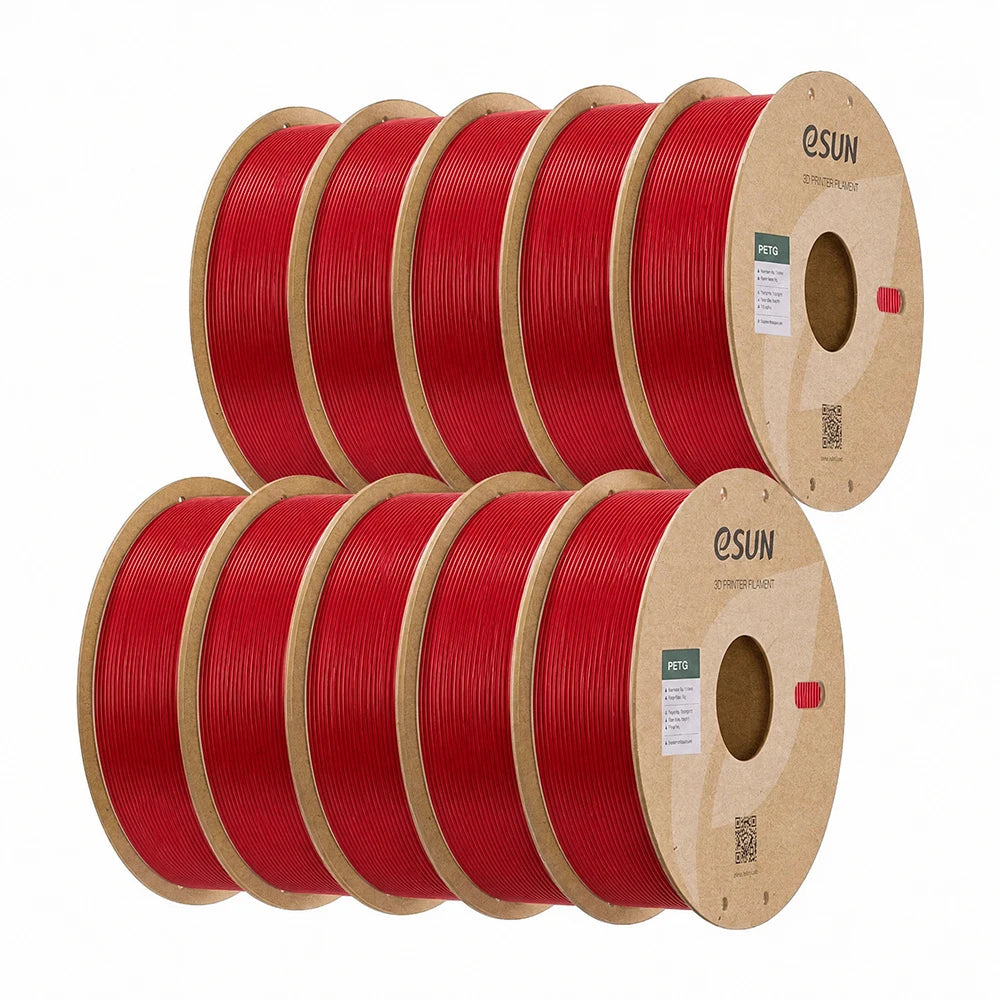 eSUN PETG 3D Filaments 10KG 1.75MM PETG 3D Printer Filaments For Bambu Lab Bundle 10PCS Toughness WaterProof PETG 3D Filaments