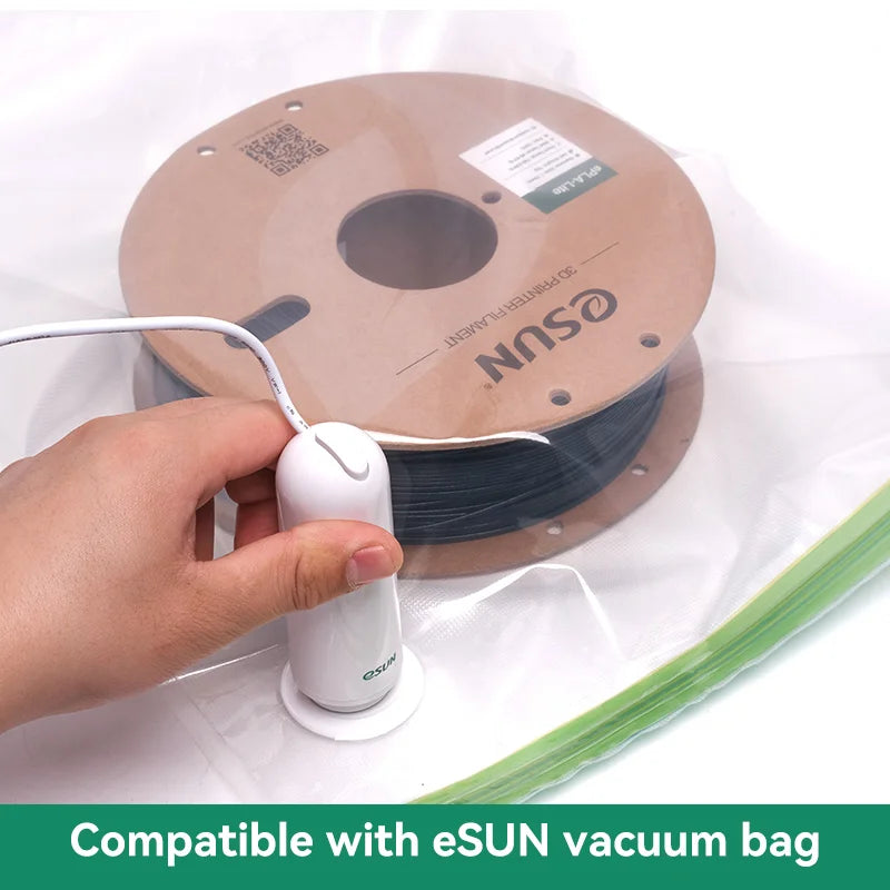 eSUN Storage Bag Kit 3D Printing Silk PLA PETG TPU Filament Sealed Vacuum Keep Dry Avoid Moisture for 3D Printer Spools