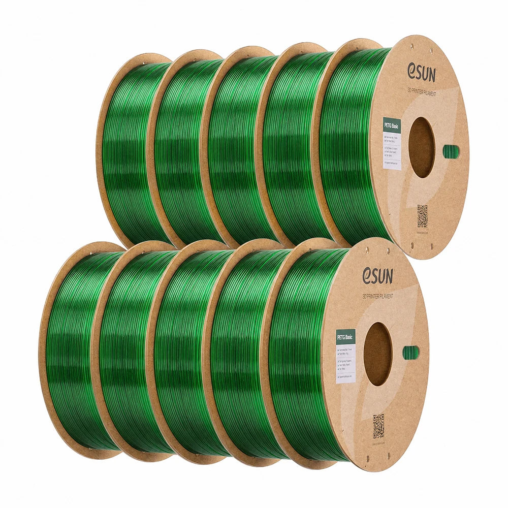 eSUN PETG-Basic 3D Filament 1.75MM 10KG 3D Printer Filaments For Bambu Lab 10PCS High Toughness PETG-Basic 3D DIY Material