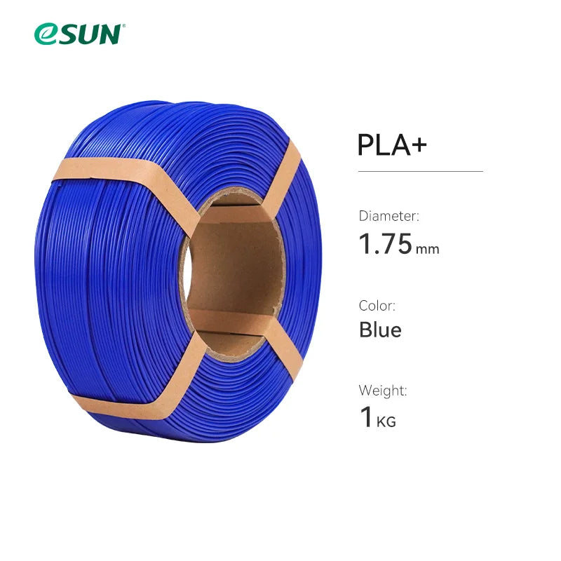 ESUN PLA+ 3D Filament 1.75MM 1KG Fast Printing PLA Plus for Bambu Lab 3D Printer Filament Without Spool PLA+ for 3D Printers
